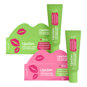 LipsZen Morango e Cereja - Hidratante Labial (2 und.)